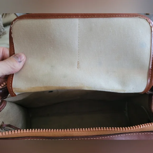 Dooney & Bourke Classic Two-Tone Leather Handbag - Picture 13 of 16